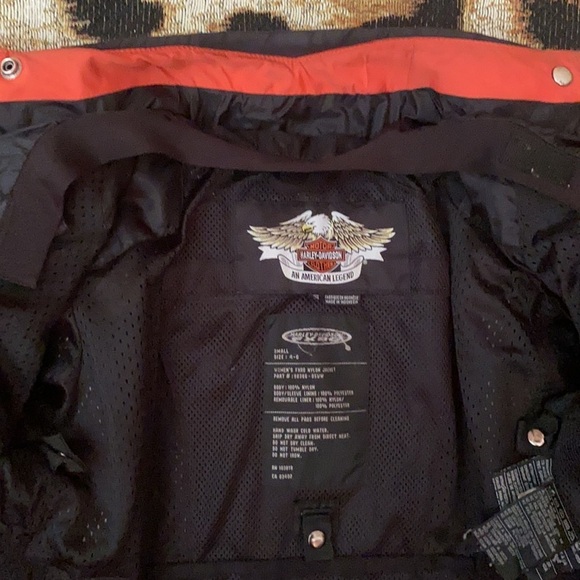 Harley Davidson Women's FXRG motorcycle Riding Jacket size 4-6 - Picture 12 of 16